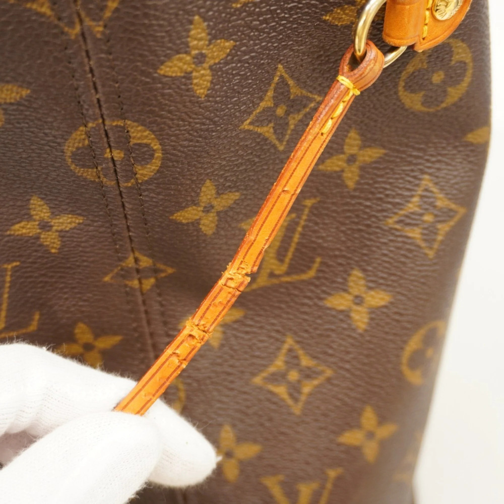 LOUIS VUITTON Brown Monogram Neverfull MM Tote Bag - Picture 8 of 12
